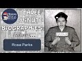 Rosa Parks | First Lady of Civil Rights | Three Minute Biographies from History Blast