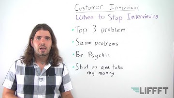 When To Stop Doing Customer Interviews