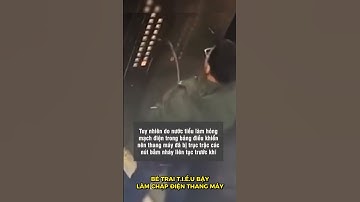 Tình huống dở khóc dở cười với thanh niên khi đi thang máy #shorts