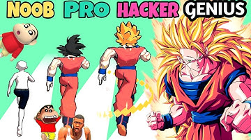 NOOB VS PRO VS HACKER WARRIOR FIGHT 3DWITH SHINCHAN & CHOP