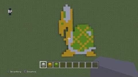 Minecraft - Green Koopa Troopa - How to Build - Lukeworld