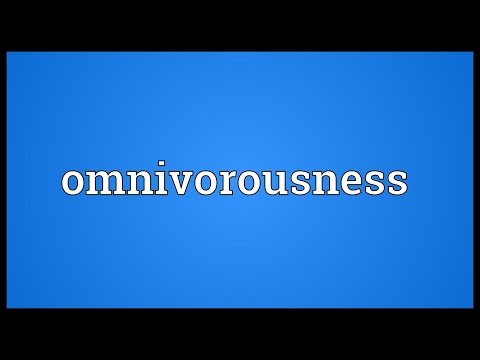 Header of omnivorousness