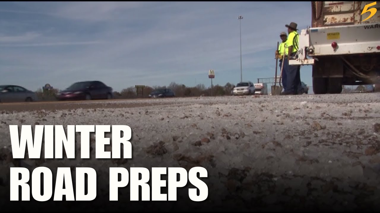 Mid-South prepares roads for arctic blast - YouTube
