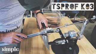 The TSPROF K03 Knife Sharpener  This thing is sweet!