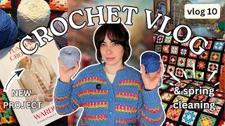 crochet &amp; yarn vlog (excited for what I'm working on this week!)
