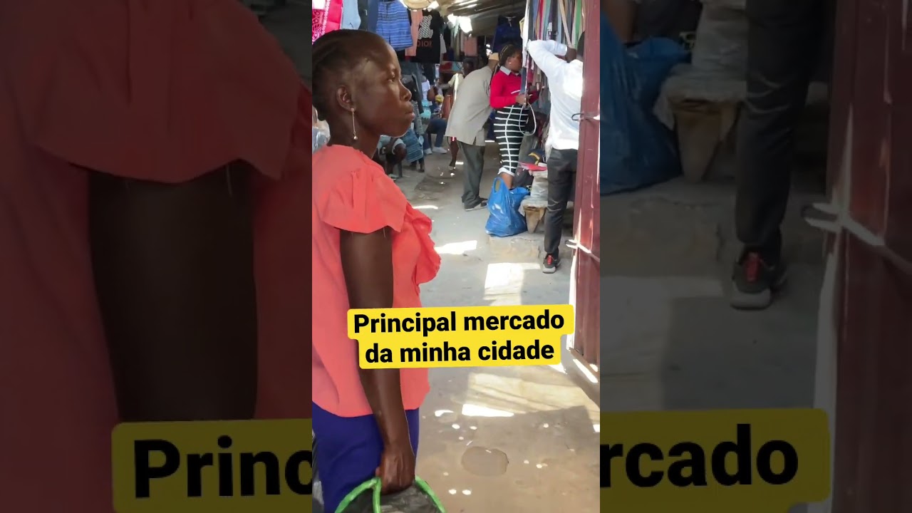 Entrei no principal mercado da minha cidade em Moçambique