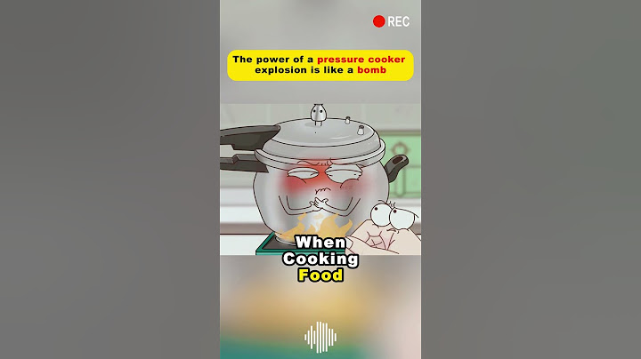 The power of a pressure cooker explosion is like a bomb