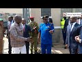 MR PRESIDENT!! See how Ruto arrived at the National Police Leadership Academy in Ngong, Kajiado!!