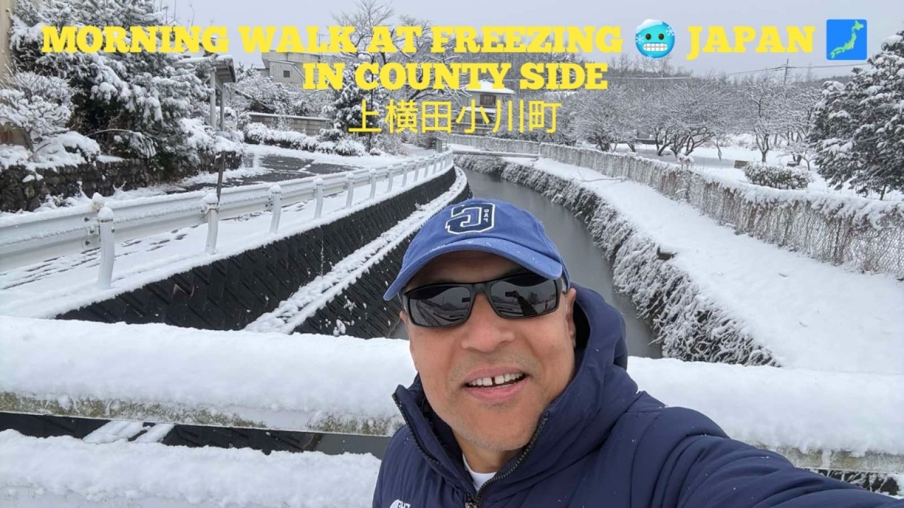 HEAVY SNOWFALL IN THE VILLAGE AREA#japan