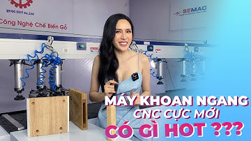Máy Khoan Ngang CNC 2 Đầu Tải Nặng Định Vị Hồng Ngoại | Máy Khoan Ngang 2 Đầu | Quốc Duy