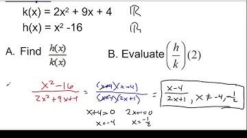 Video 4 Dividing with Function Notation Part 2