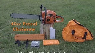 Sherpa Chainsaw - 45CC Petrol Chainsaw by Sherpa Tools 1,522 views 8 years ago 1 minute, 12 seconds