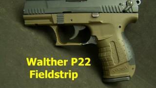 Walther P22 Field Strip