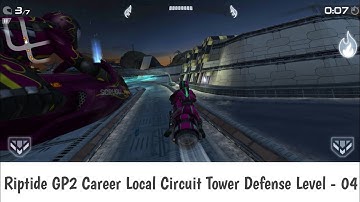Riptide GP2 Career Local Circuit Tower Defense Level 4 - Shiny