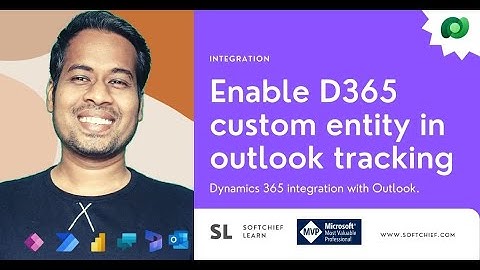 Enable custom entity for outlook dynamics 365