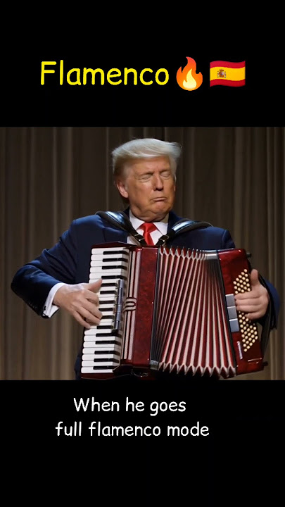 Trump’s Insane Flamenco Accordion Performance! #trump