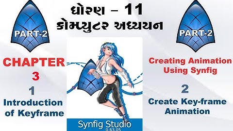 std 11 computer chapter 3 CREATING ANIMATION USING SYNFIG PART-2 Gujarati Medium