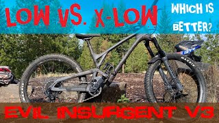 EVIL INSURGENT GEOMETRY COMPARISON: LOW vs. XLOW! Which is better? How To Switch!