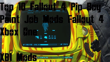 Top 10 Fallout 4 Pip Boy Paint Jobs Mods Pip Boy Skin Mods Xbox One!