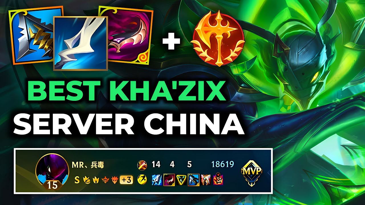Kha'Zix Wild Rift China - Build Runes Guide Patch 6.3g - Gameplay Kha'Zix Season 19