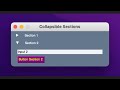 PySimpleGUI - Collapsible Sections