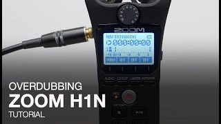 Zoom H1n: Overdubbing