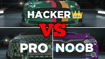 Noob Vs Pro Vs Hacker in Drift  Max Pro (DMP racing)