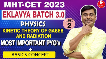 Eklavya Batch 3.0 | Kinetic Theory of Gases and Radiation | Basics Concepts | Lect No 2 | Mukesh sir