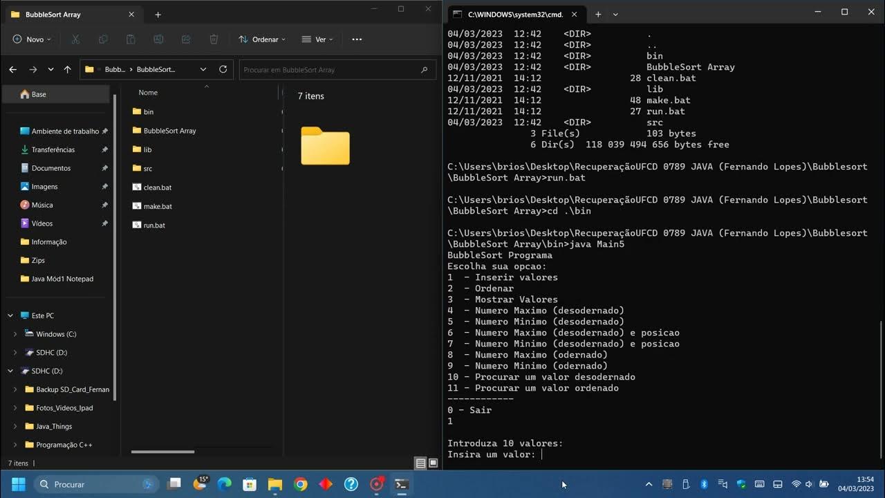 Programa JAVA CMD - YouTube