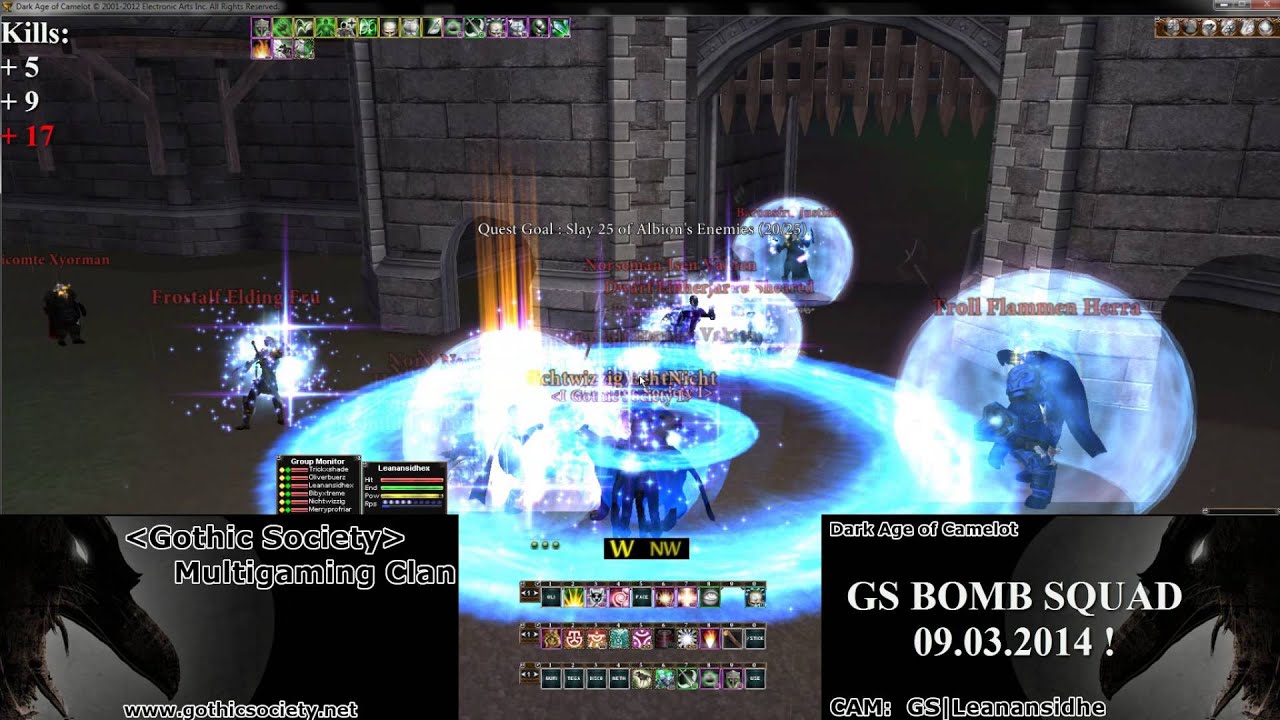 [DAoC] [PvP] BOMB SQUAD (grp stealth) - PvP Clip 2014 von GS|Leanansidhe [Gothic Society]
