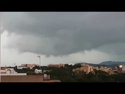 Onweer Mallorca, 2018-10-09