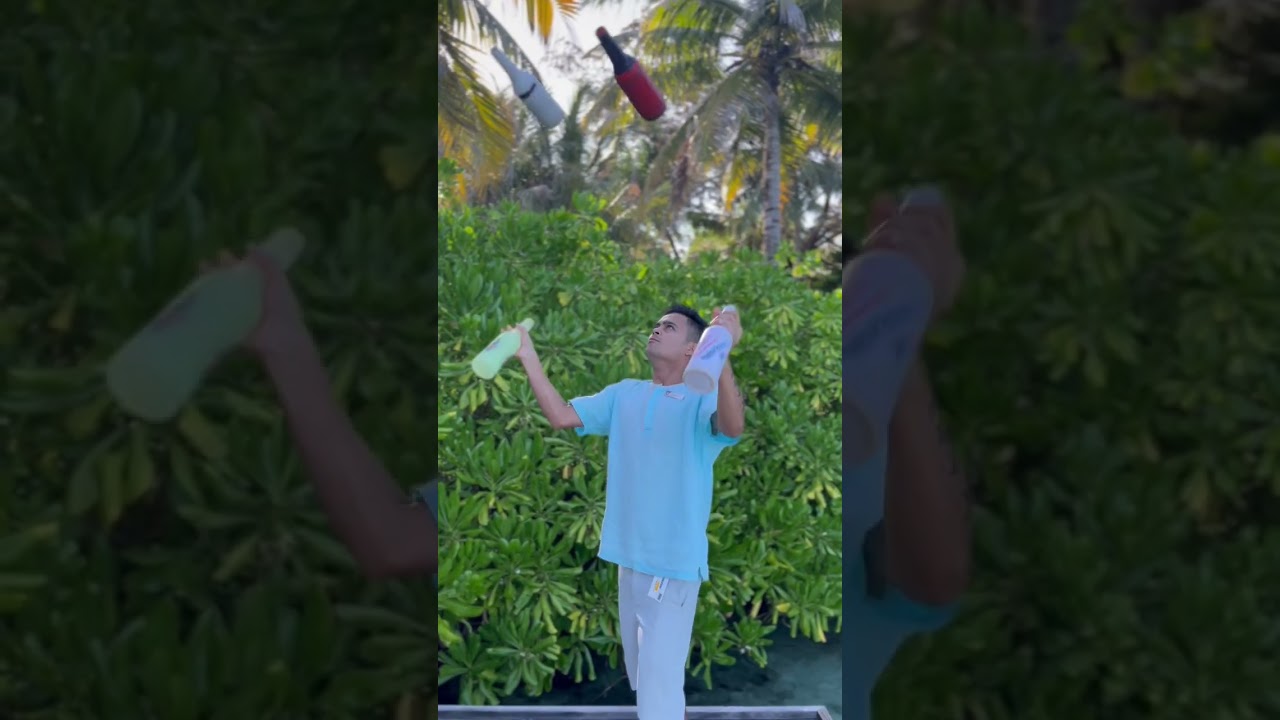 4 bottle juggling 