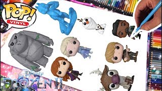 Dibujo Todos Los Funko Pop De Frozen 2Disney Pixarfunko Pop Frozen 2 How To Draw