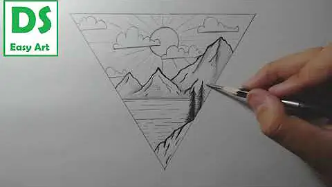 Como vc representa uma paisagem?