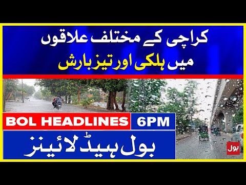 Karachi Rain Updates | BOL News Headlines | 6:00 PM | 28 Sep 2021