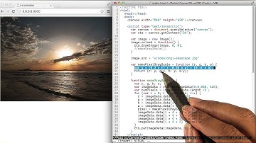 Grayscale Quiz Solution - HTML5 Canvas