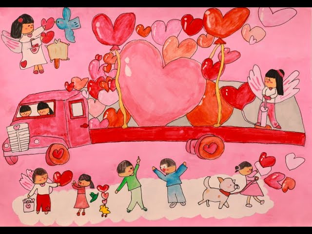 2024年100人100点絵画入賞 Piero Hearts 走れメロス（CSR Activities 