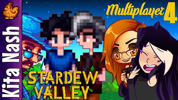 Stardew Valley Multiplayer Gameplay -4- PHOTOBOMBING - Let