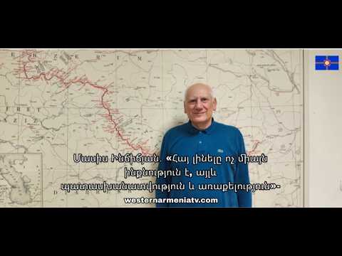 Масис Инчичян: быть армянином-это идентичность, ответственность и миссия