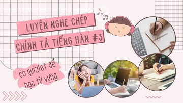 🎧 Luyện nghe chép chính tả tiếng Hàn #3 | Luyện nghe tiếng Hàn mỗi ngày