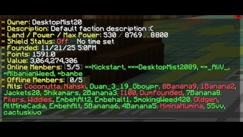I JOINED THE #1 FACTION ON THE SERVER...