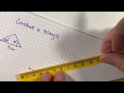 13.  Construct a triangle ASA 01