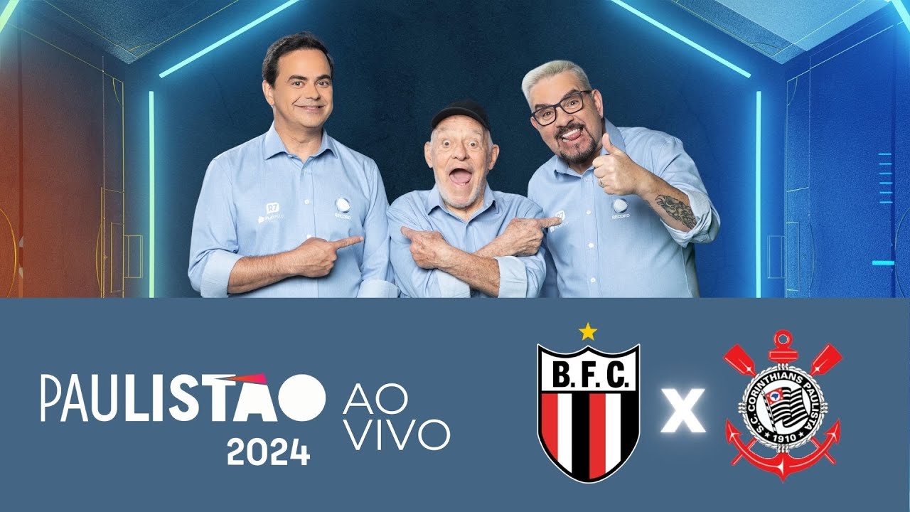 Botafogo-SP X Corinthians | Paulistão 2024 na RECORD