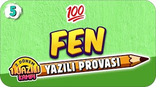 5.Sınıf Fen 2.Dönem 1.Yazılıya Hazırlık | 2022 📝