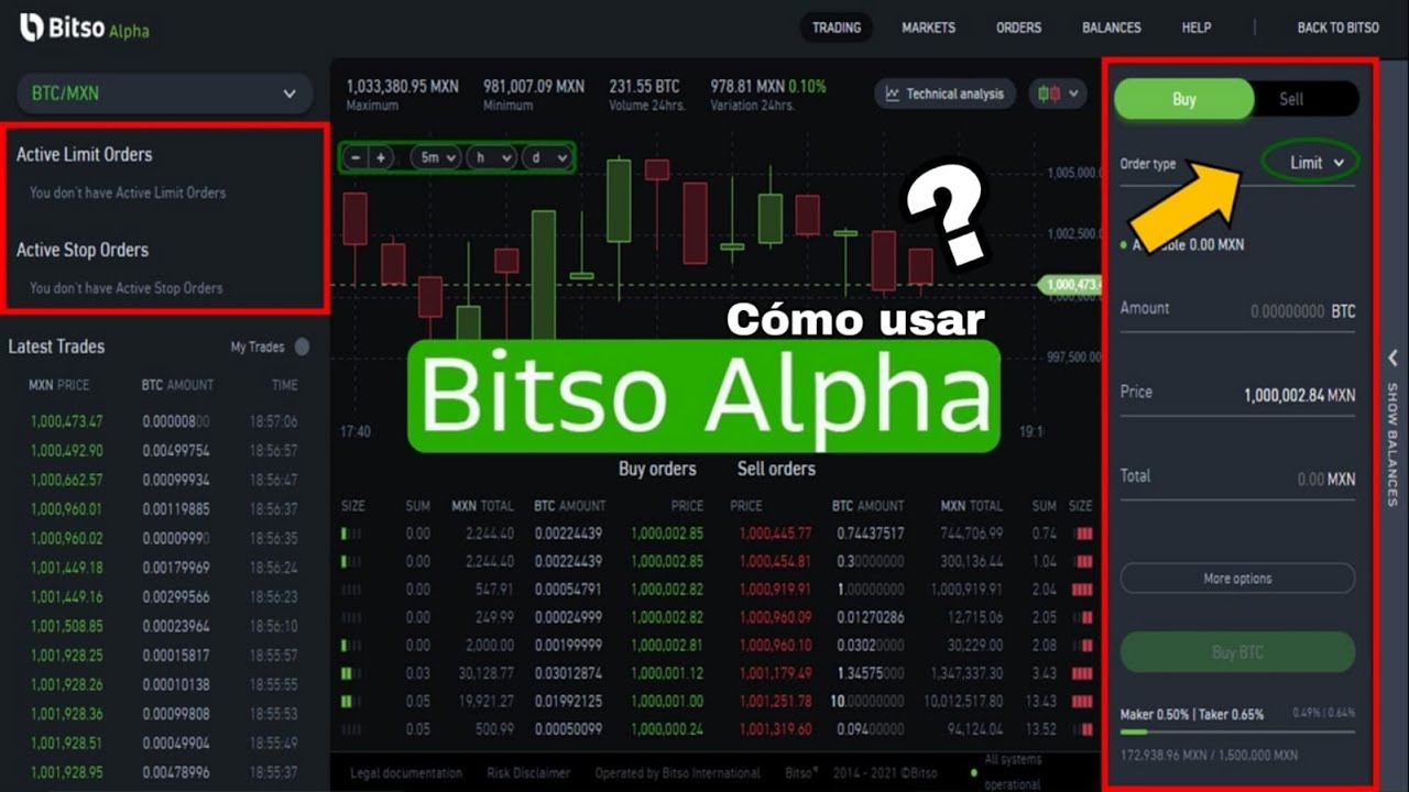 Bitso Alpha Cómo usar Bitso Alpha: Aprende a Sacarle el Mayor Provecho PASO A PASO ...