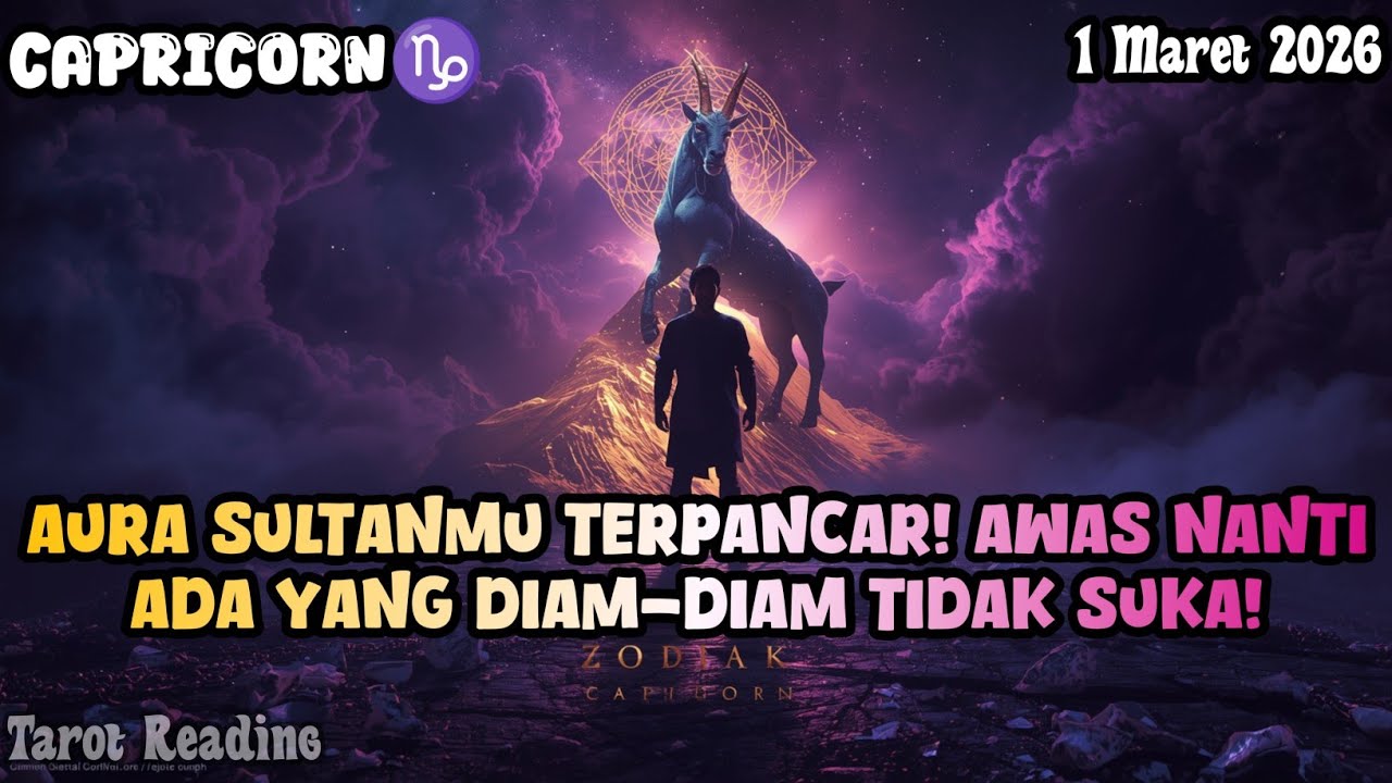 Capricorn♑ Aura Sultanmu Terpancar! Awas Nanti Ada Yang Diam-diam Tidak Suka Hari Ini - Mata Zodiak