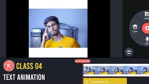 How To Add Text Animation In Kinemaster | Kinemaster Video Editing Tutorial
