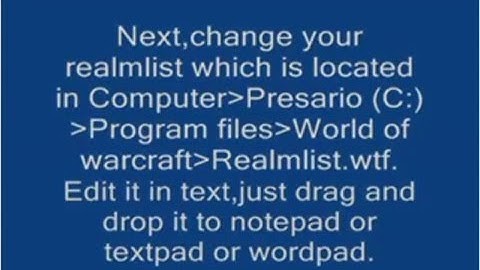 How to join a World of warcraft private server