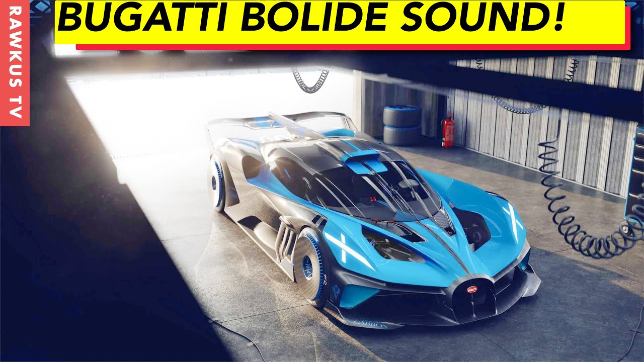 Bugatti Bolide Sounds Ferocious at Airfield Test
