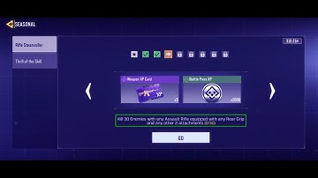 Kill 30 Enemies with any Assault Rifle equipped with any Rear Grip and any other 2 attachments.